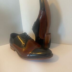 Men's Black and Brown Dress Shoes
